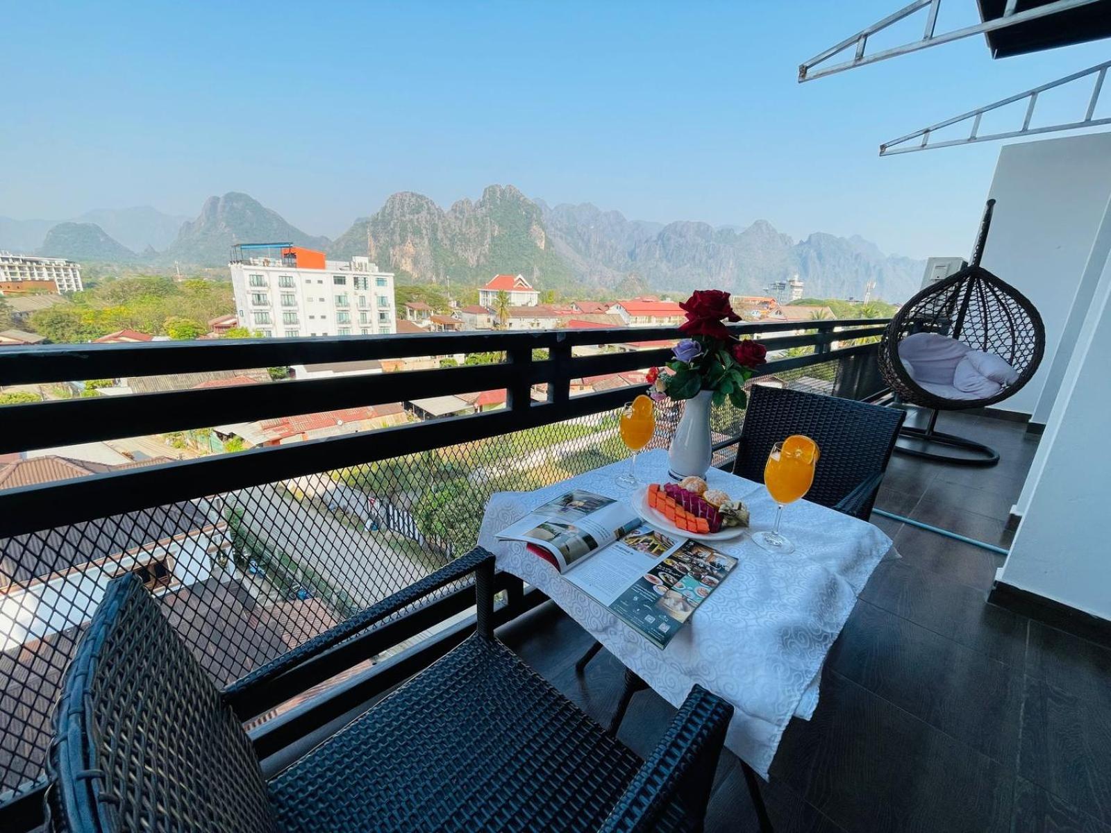 Vang Vieng Topview Hotel 外观 照片