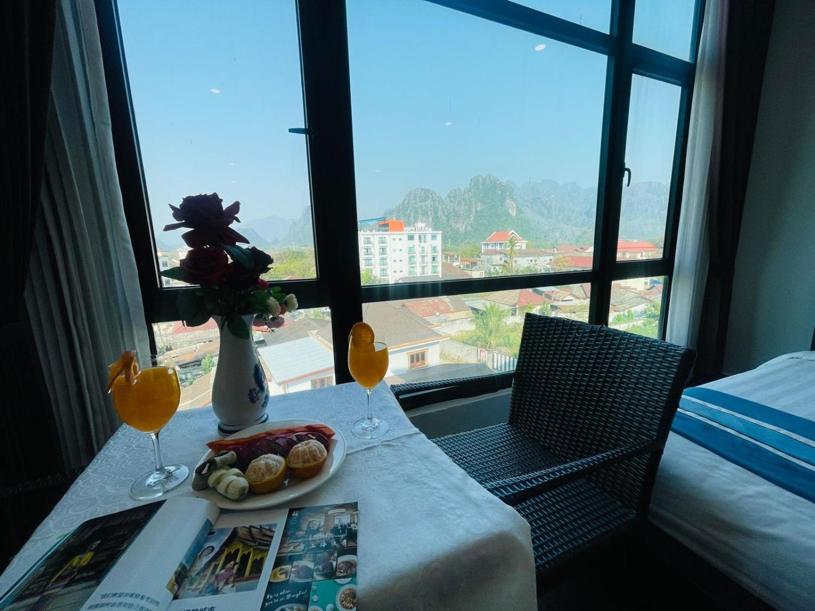 Vang Vieng Topview Hotel 外观 照片