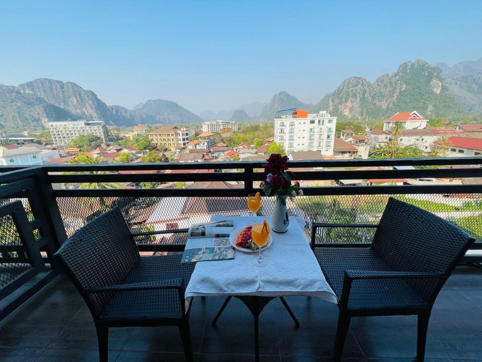 Vang Vieng Topview Hotel 外观 照片